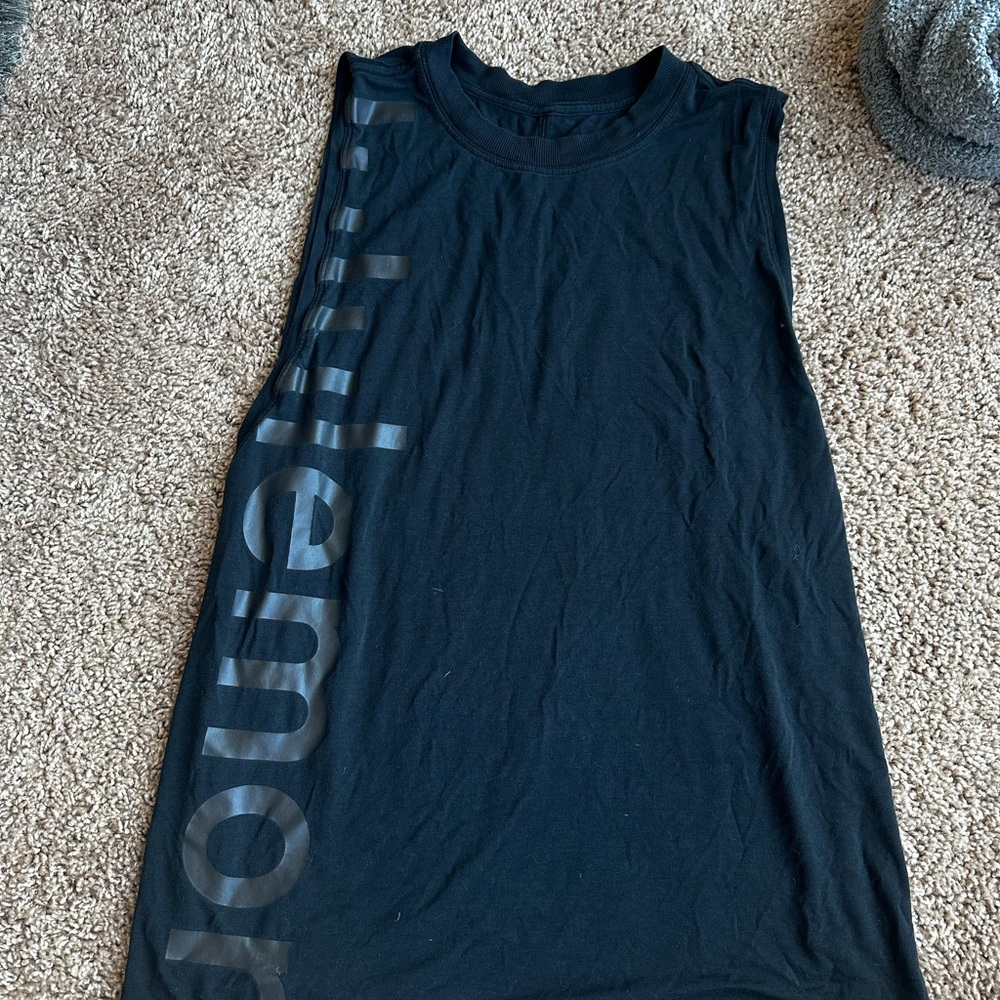 lululemon athletica Black Muscle Tee
